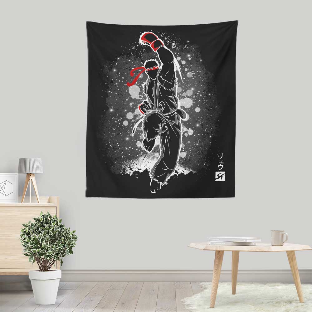 Vibrant Shoryuken Lightweight Polyester Wall Tapestry