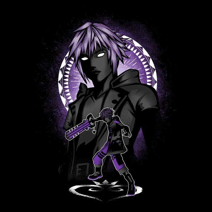 Hypertwenty's Riku Attack - High - Quality Wall Decorative Tapestry