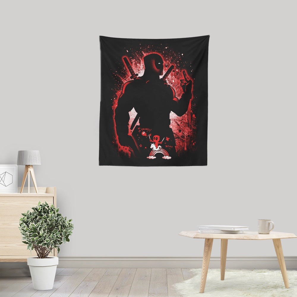 The Talkative Mercenary Wall Decorative Tapestry