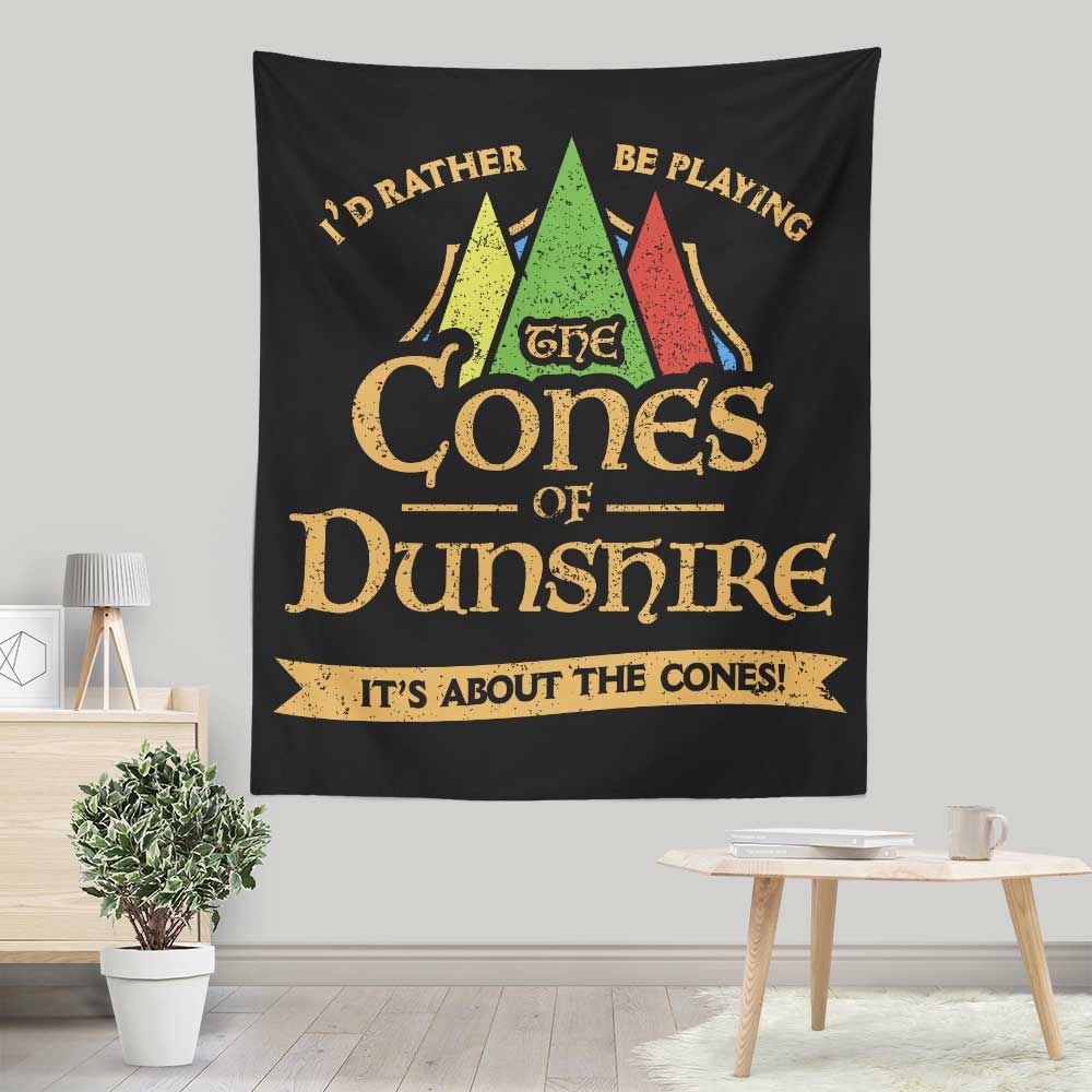 Stunning 'It's All About the Cones' Lightweight Polyester Wall Tapestry