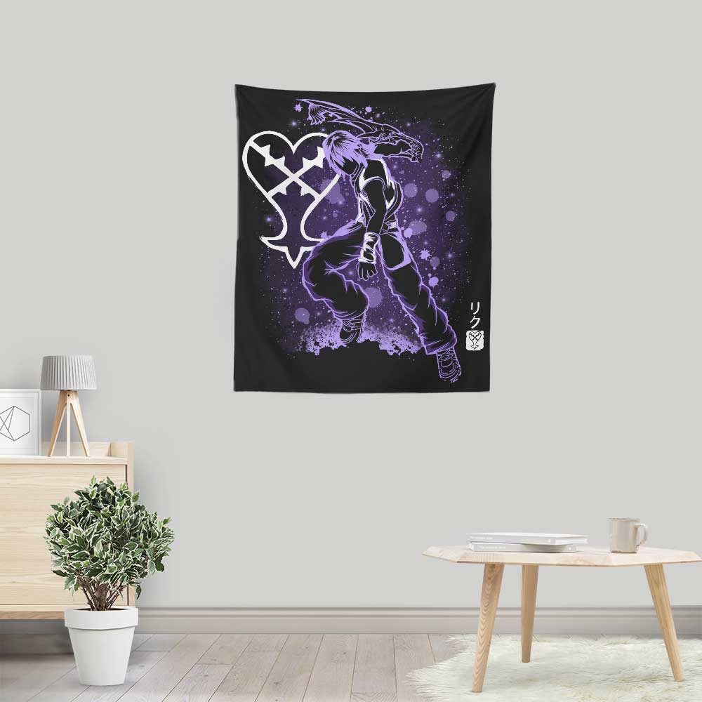 Lightweight Polyester Wall Tapestry - The Keyblade Wielder Design