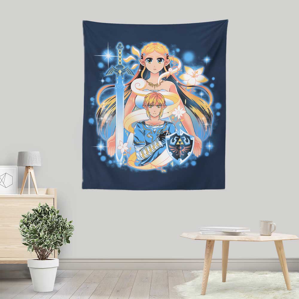 Vibrant Awakened Hero Wall Decor Tapestry by Coinbox Tees