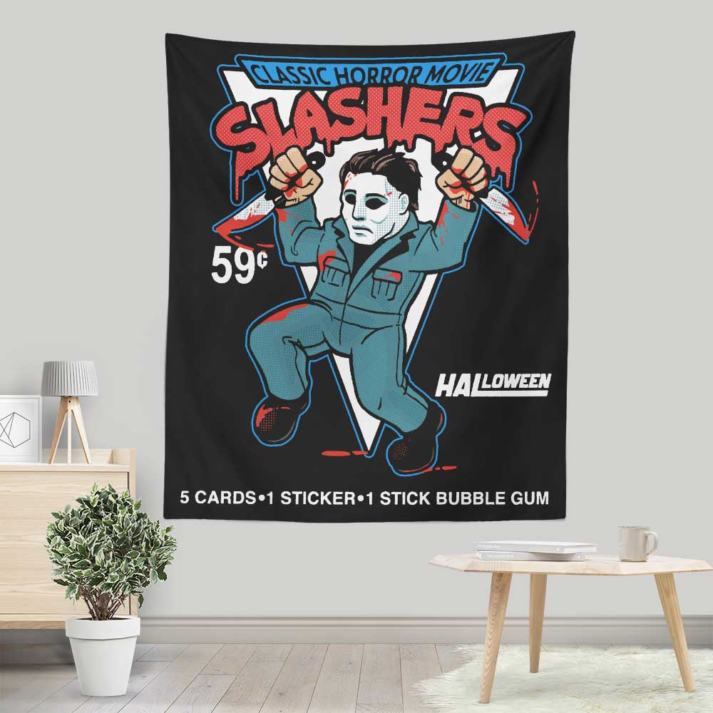 Haddonfield Classic Slashers Decorative Wall Tapestry by Harebrained