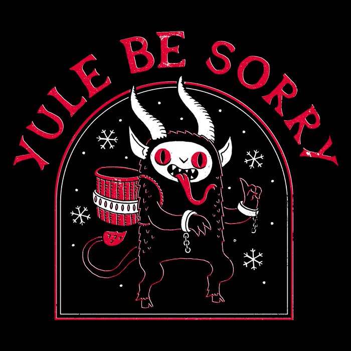 DinoMike's 'Yule Be Sorry' Wall Tapestry - A Stunning Decor Piece