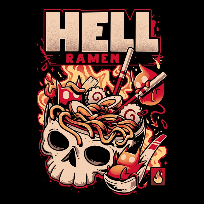 Hell-Ramen Wall Decorative Tapestry by Snouleaf