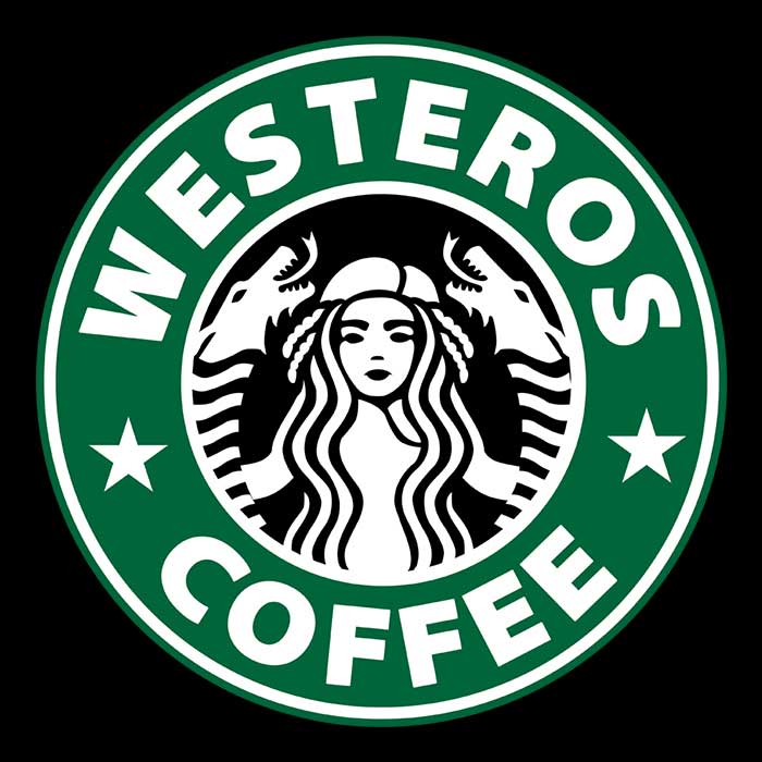Unique Westeros Coffee Themed Wall Tapestry for Indoor and Outdoor Decor