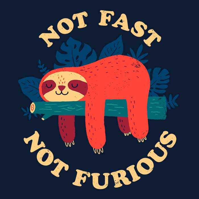 Not Fast, Not Furious - Exquisite Wall Decor Tapestry by DinoMike