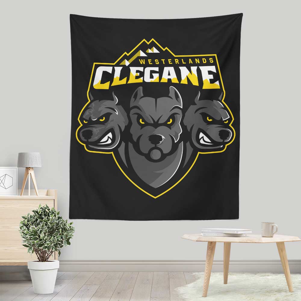 Mitch Ludwig's 'Go Hounds' Lightweight Polyester Wall Tapestry