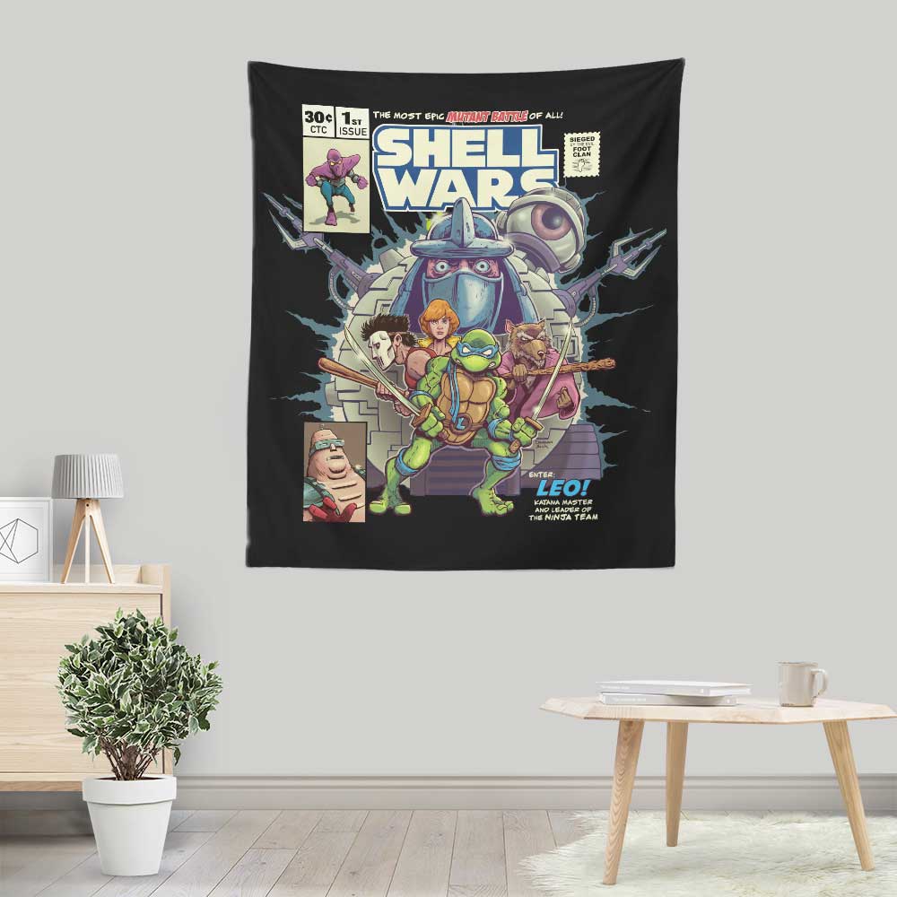 Shell Wars - Stunning Wall Tapestry for Home Decor