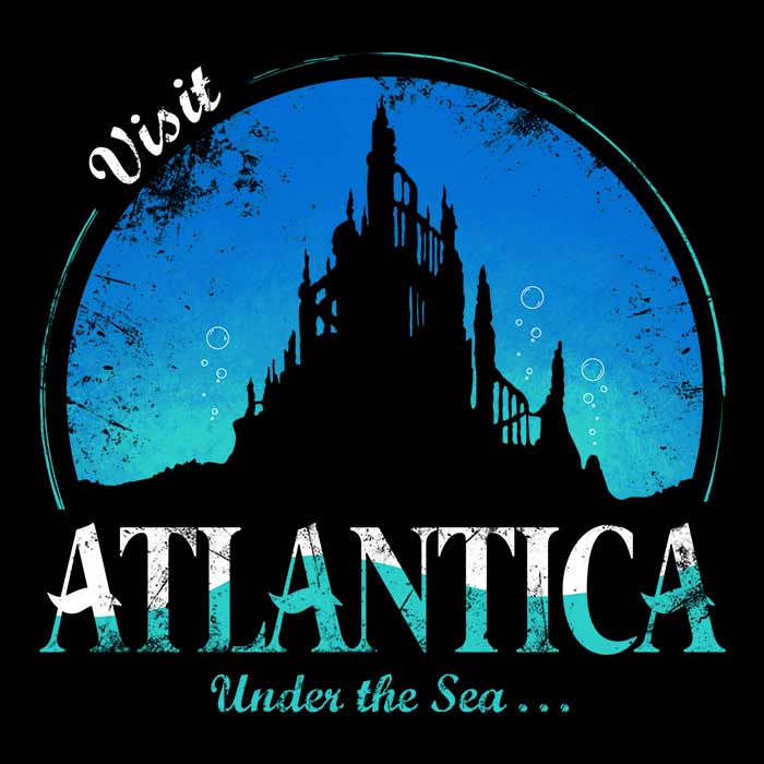 Soulkr's Exquisite Visit Atlantica Wall Decorative Tapestry