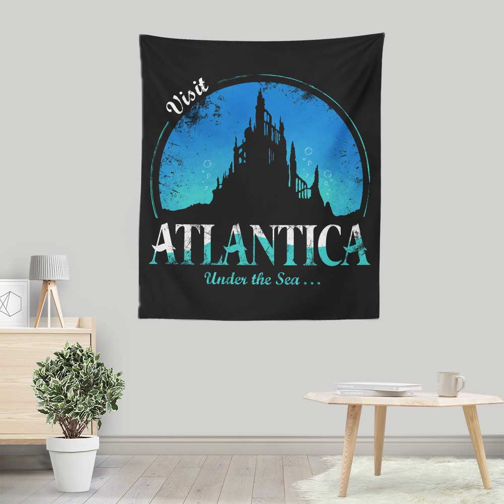 Soulkr's Exquisite Visit Atlantica Wall Decorative Tapestry