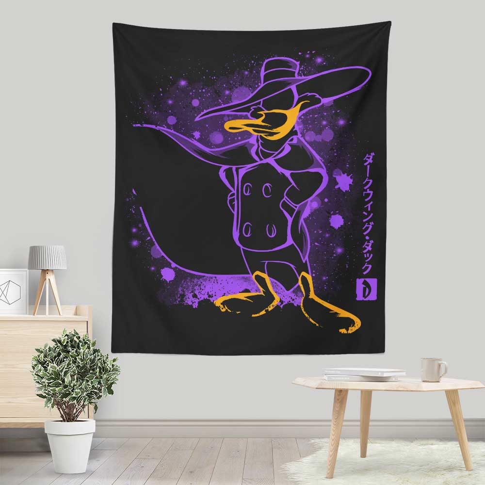 The Darkwing Wall Hanging Tapestry by Soulkr