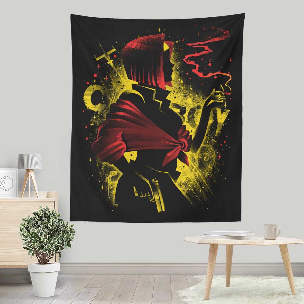 Alemaglia's Majestic Queen of Hearts Wall Decorative Tapestry